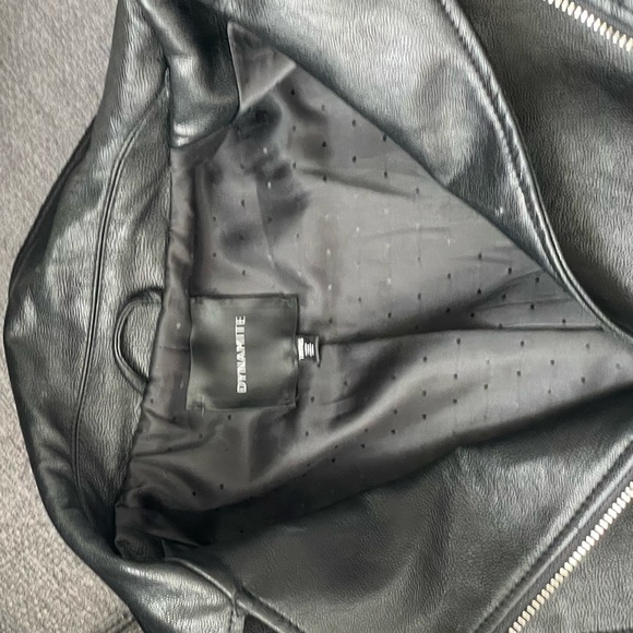 Dynamite leather jacket - Picture 2 of 2